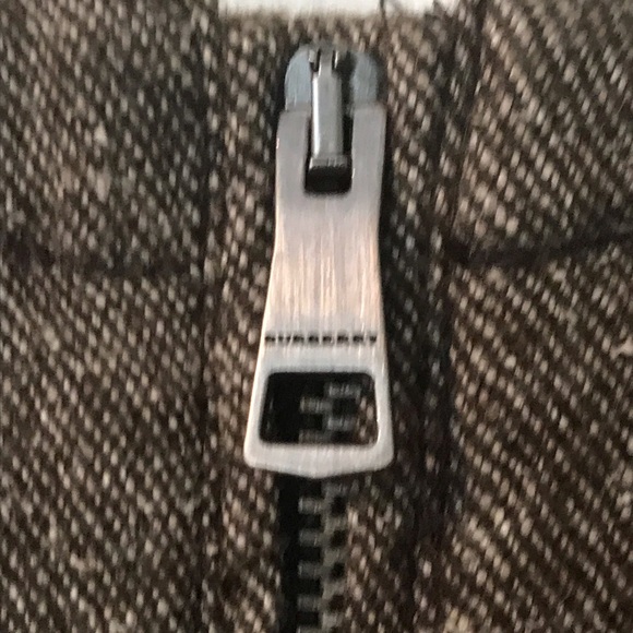 Burberry Brit Linen Wool Brown Blend Short Sleeve Sheath Dress 10 - Picture 12 of 14